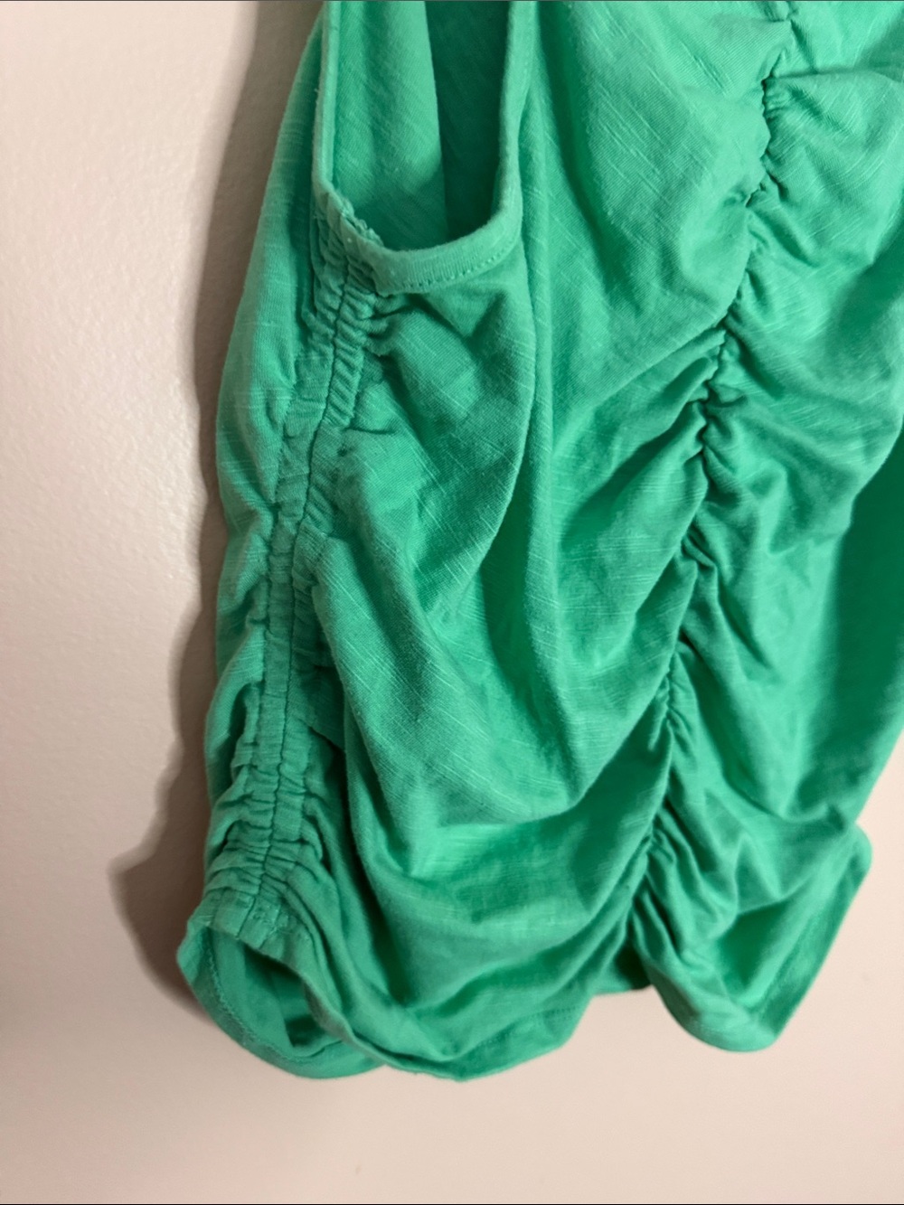 Universal Thread Bright Green Ruched Tank - Picture 6 of 6